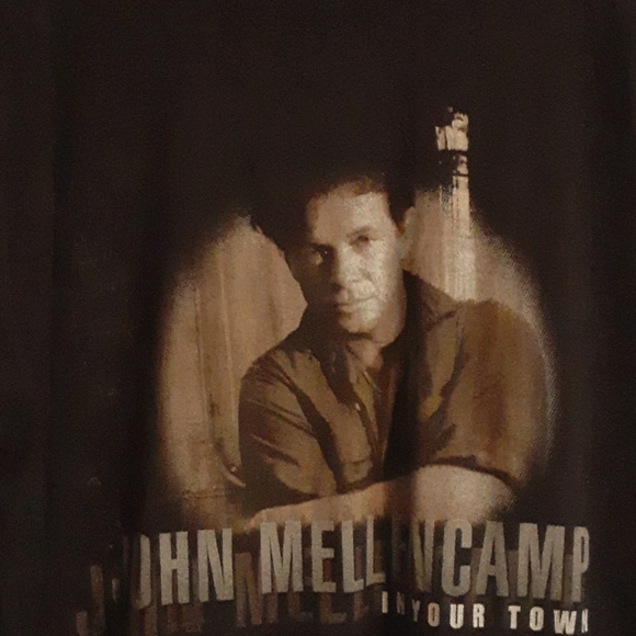 John Mellencamp In Your Town Concert Tour Graphic T-Shirt Men's Size 2X - Picture 6 of 7